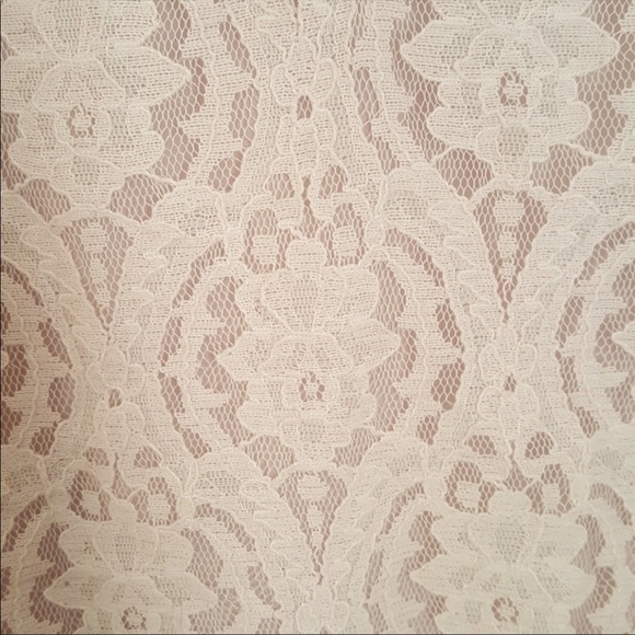 Maurices Medium Blush Lace Tank Top with Zipper - Picture 5 of 6